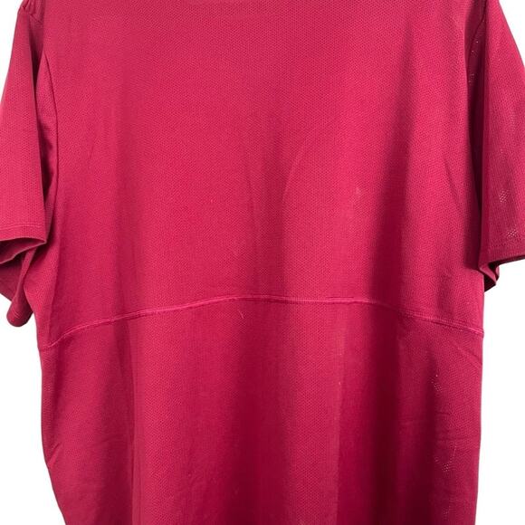Nike Running Mens Dark Red Swoosh Short Sleeve Logo T Tee Athletic Shirt XXL 2X - Picture 13 of 16